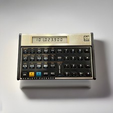 Calculadora financeira Hewlett Packard HP 12C com estojo de couro original testado comprar usado  Enviando para Brazil