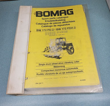 Manual de catálogo de peças compactadoras vibratórias Bomag BW172PD-2 e BW172PDH-2, usado comprar usado  Enviando para Brazil