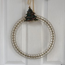 Gold metal wreath for sale  HASLEMERE
