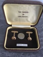 Gold plated cufflinks for sale  GLOUCESTER