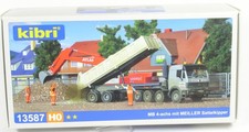 H0 MB 4-achs mit Meiller Sattelkipper Bausatz Kibri 13587 neuw. OVP ungeöffnet comprar usado  Enviando para Brazil