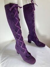 Vintage purple suede for sale  BRIGHTON