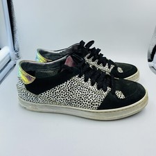 RARO P448 Tênis Queens Tamanho 37 Estampa de Couro Glitter Preto Cinza Branco Veludo comprar usado  Enviando para Brazil
