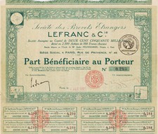 Lefranc cie beneficiary d'occasion  Expédié en Belgium