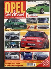 Opel Club & Trend 2000 Nr.3 Ascona, Vectra, Calimero, Manta, Corsa, Kadett Coupé comprar usado Opel Club & Trend 2000 Nr.3 Ascona, Vectra, Calimero, Manta, Corsa, Kadett Coupé comprar usado  Enviando para Brazil