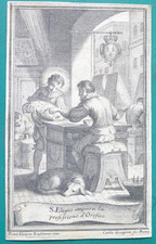 VIEIRA DE MATTOS 1699-1783 GRAVURE XVIII° BAROQUE SAINT ELIGIO ELOI NOYON ITALIE comprar usado  Enviando para Brazil