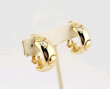 Vtg earrings hoop for sale  Lapel