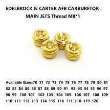 EDELBROCK & CARTER AFB CARBURADOR JATOS PRINCIPAIS TAMANHOS .070 - .120 ESCOLHA QUALQUER PACOTE COM 4 comprar usado  Enviando para Brazil