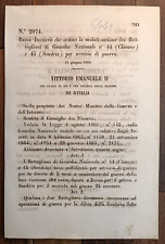 Clusone sondrio 1866 usato  Italia