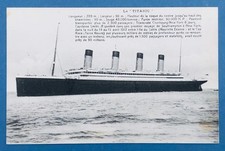 CARTÃO POSTAL FRANCÊS ORIGINAL FORRO ESTRELA BRANCA "TITANIC". comprar usado  Enviando para Brazil