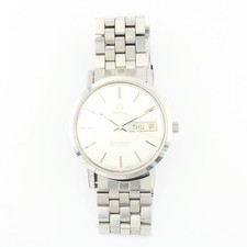 Omega Seamaster mostrador prata 35 mm dia/data tamanho 5,25 polegadas relógio automático #WB2379-4 comprar usado  Enviando para Brazil