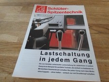 Schlüter prospekt schlepper gebraucht kaufen  Heinsberg