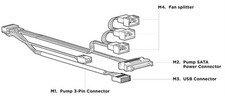 Cabo conector cabo fio refrigerador líquido 14 pinos para NZXT Kraken ELITE 240/280/360 comprar usado  Enviando para Brazil