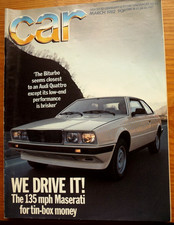 Car magazine march for sale  WARWICK