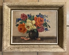 Tableau fleurs vase d'occasion  Beauvais