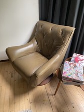 Olive green leather for sale  GLASGOW