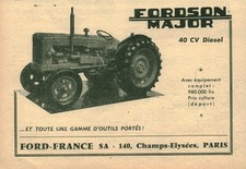 Publicité ancienne tracteur d'occasion  France