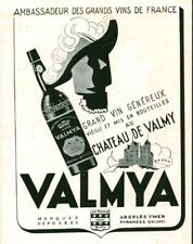 Publicité ancienne valmya d'occasion  France