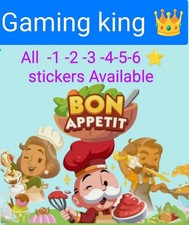 Novo Álbum BON APPETIT 1 a 5 Estrelas (Adesivo Mono_poly Go) Disponível. comprar usado  Enviando para Brazil