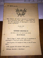 Regio decreto appr usato  Italia
