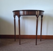 Semicircular dark wood for sale  NOTTINGHAM