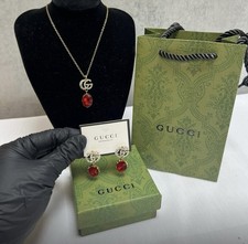 Gucci red crystal for sale  COVENTRY