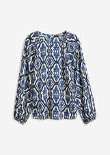 Bedruckte satin bluse gebraucht kaufen  Deutschland