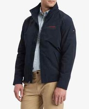 Tommy Hilfiger Męska kurtka żeglarska Wiatrówka Kurtka przejściowa granatowa S - XXXL na sprzedaż  Wysyłka do Poland