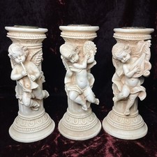Cherub figurine candle for sale  Augusta