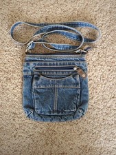 Bolsa de ombro vintage boho y2k jeans tiracolo multibolsos 9"x8" jeans retrô comprar usado  Enviando para Brazil