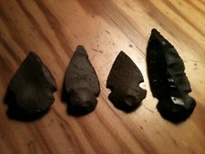 Four old arrowheads for sale  MORECAMBE