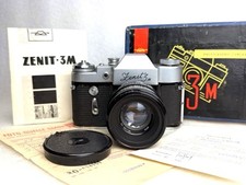 Używany, Aparat fotograficzny Zenit 3 M z obiektywem Helios-44 2/58 w oryginalnym opakowaniu na sprzedaż  PL