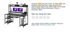 Inch computer desk for sale  Houston
