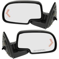 Conjunto de espelho elétrico para 2003-06 Silverado 1500 com luz de sinal e poça aquecida comprar usado  Enviando para Brazil