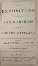 $ SALE An Exposition of the 39 Articles of the Church of England 1737 4th d 1831 segunda mano  Embacar hacia Mexico