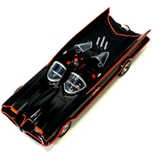 Mattel 1966 Batman Batmóvel Modelo Preto Carro de Brinquedo 44,5cm Comprimento comprar usado  Enviando para Brazil