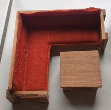 Ecksofa couch holztisch gebraucht kaufen  Fellbach