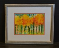 Watercolor collage painting for sale  Sedona