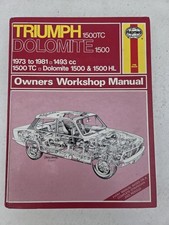 Triumph dolomite 1500 for sale  SOUTHAMPTON
