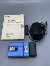 SONY MZ-R50 Minidisc Recorder Walkman niebieski, używany na sprzedaż  Wysyłka do Poland