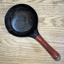 Frigideira de aço prensado antiga/antiga COWBOY cabo oco 6" comprar usado  Enviando para Brazil