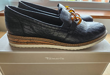 Tamaris navy leather for sale  STUDLEY