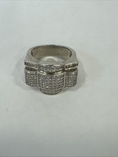 silver ring cz for sale  PETERBOROUGH