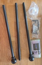 Curtain poles round for sale  BASINGSTOKE