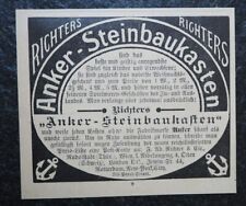 Richters anker steinbaukasten gebraucht kaufen  Beverstedt