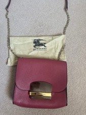 Burberry leather bag for sale  CRAWLEY