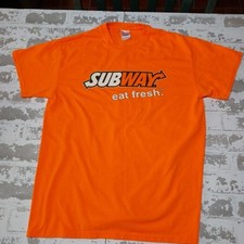 Subway shirt orange for sale  Dobson