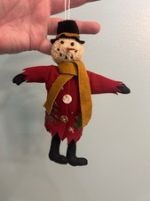 Artisan handcrafted snowman for sale  Muskegon