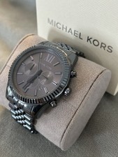 Relógio cronógrafo Michael Kors original MK 8480 masculino cinza comprar usado  Enviando para Brazil