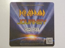 BEER Rock Band Music Coaster ~ DEF LEPPARD, TRAVEL, CHEAP TRICK 2024 Tour comprar usado  Enviando para Brazil
